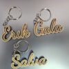 llaveros de madera grabado laser con nombre personalizado llaveros de madera grabado laser con nombre personalizado