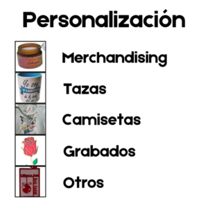 Personalización de productos marketing