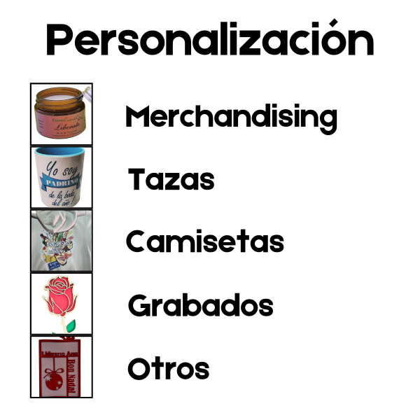 personalizacion de productos y merchandising